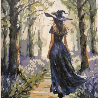 "Enchanted Forest" Framed Paint By Number 16" x20"